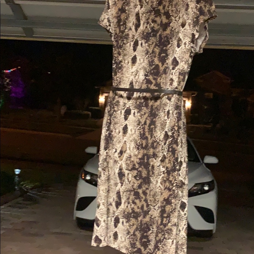 Python Print mid dress - Picture 5 of 6